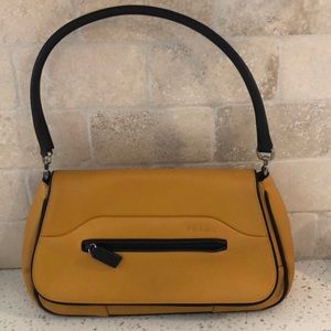 Prada handle bag. Mustard color.